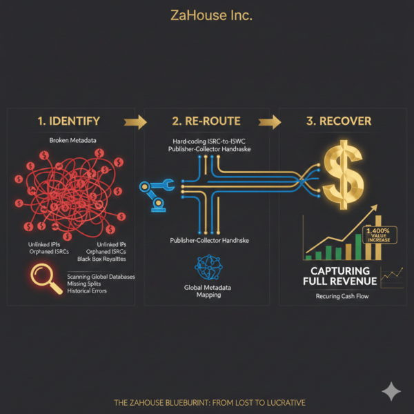 zahouse,metadat recovery, royalty recovery,Darrel Crutchfield CEO of ZaHouse